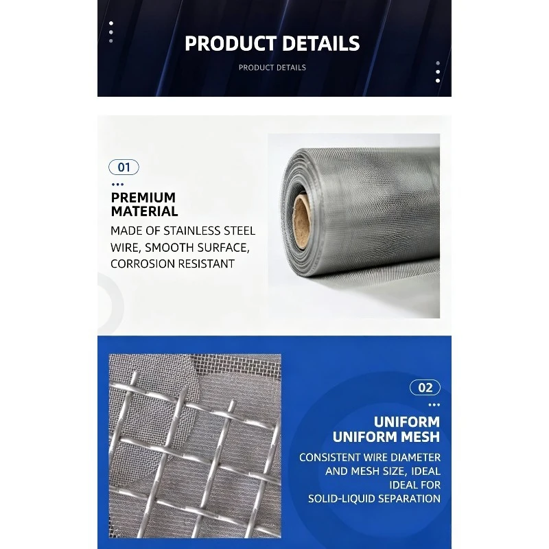 Hastelloy C276 Woven Expanded Filter Mesh, High Temp Resistant, Anti‑Chloride Ion For Adsorption Tower Tail Gas Absorption