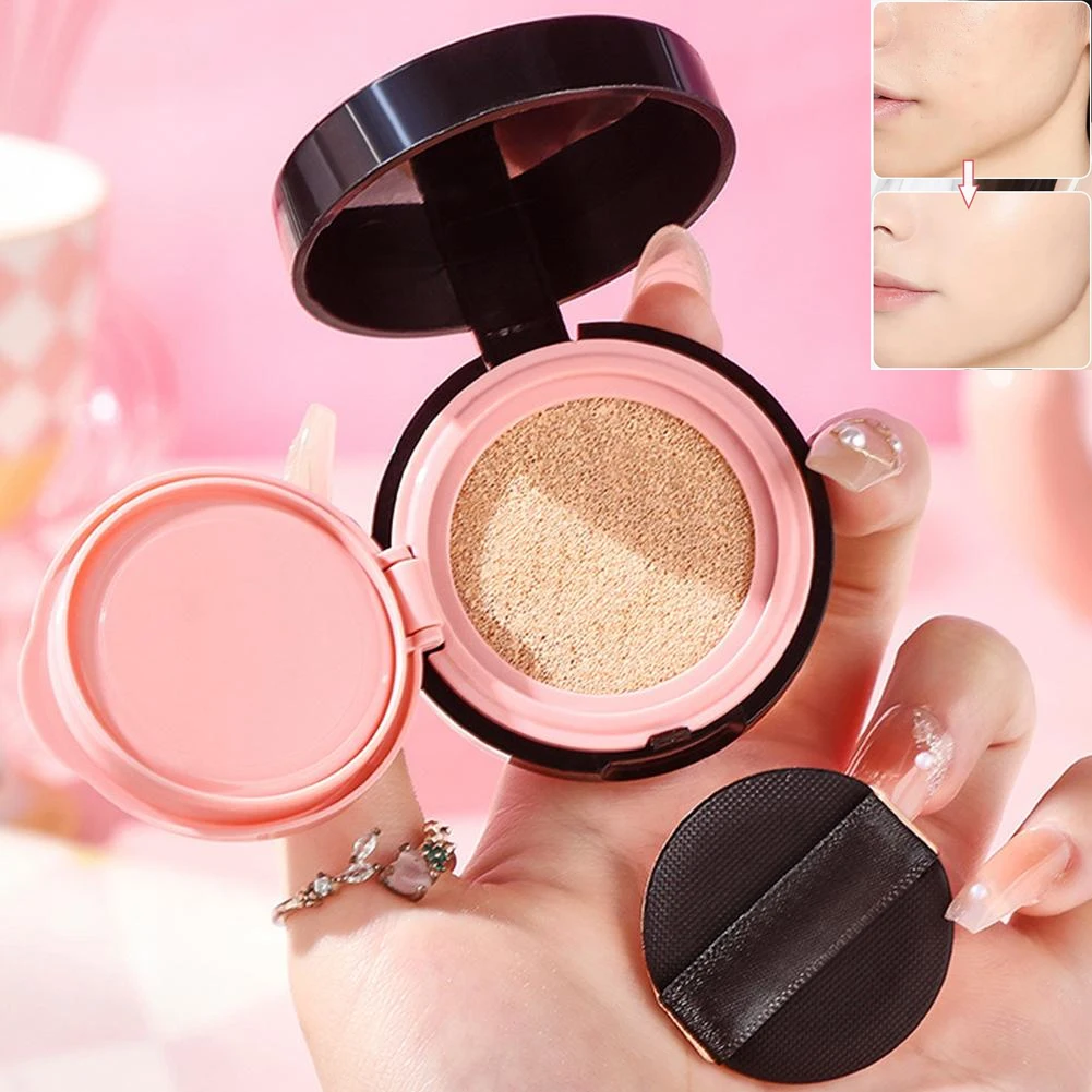 

Натуральный тональный крем-кушон цвета слоновой кости Silky Beauty: улучшает текстуру кожи, увлажняет, водостойкий консилер для лица