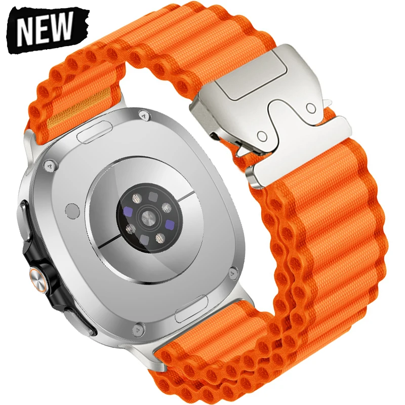 

Parachute Trail Band For Samsung Galaxy Watch 8 40mm 44mm/ 8 Classic accessories Nylon ocean bracelet Galaxy watch Ultra bands