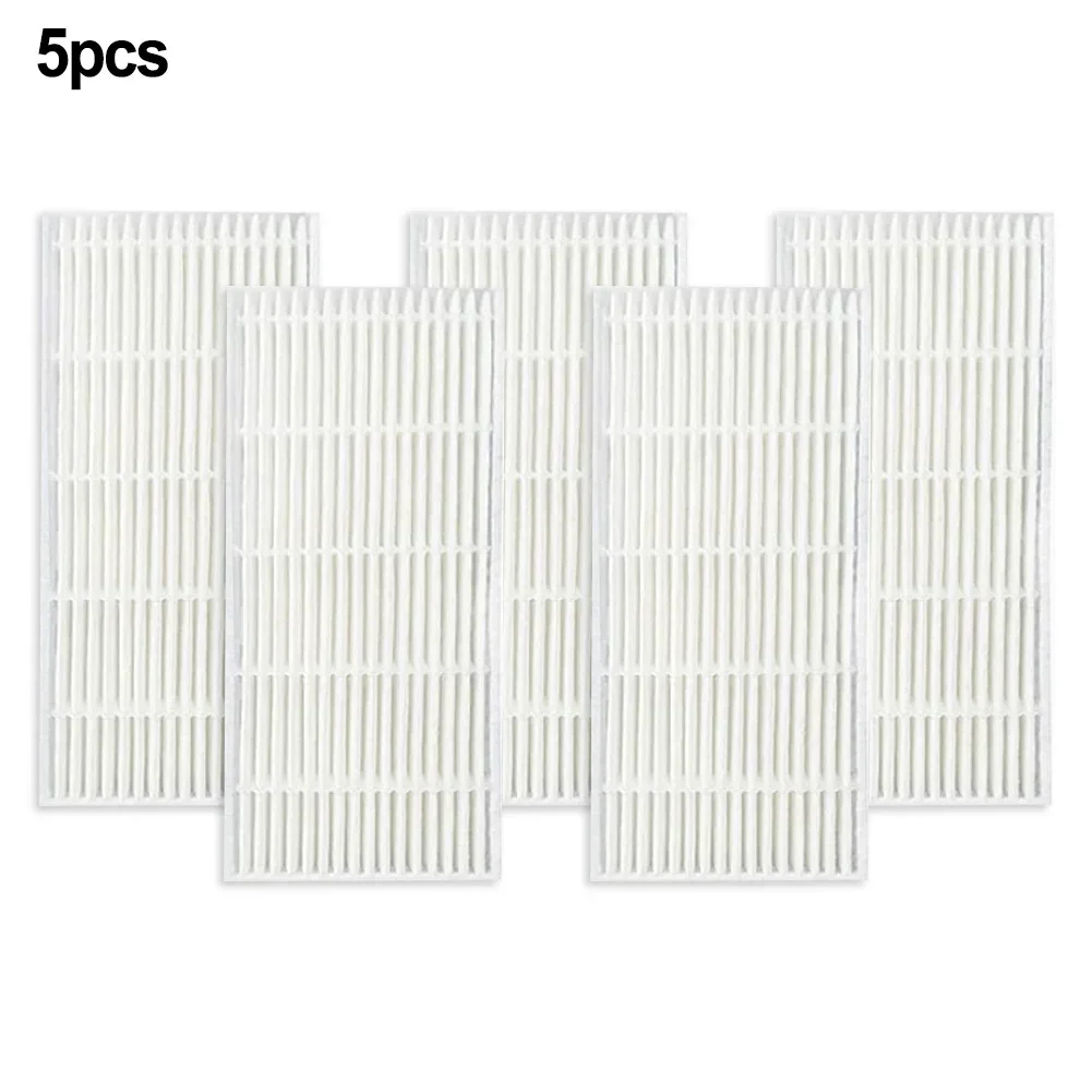 5pcs Replacement Filters Kit For ROPVACNIC A1 Robot Vacuum Cleaner Accessories Captures Dust Particles Home Appliance Parts