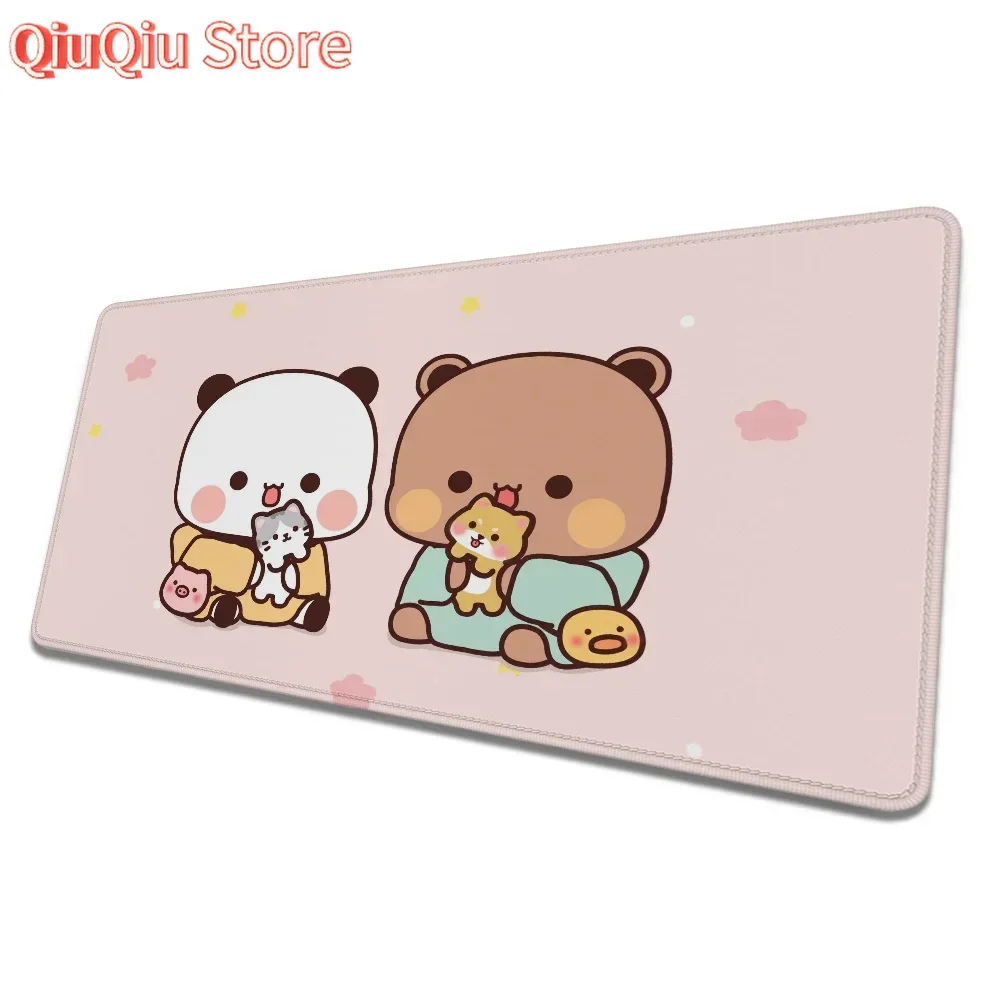 

Xxl коврик для мыши Kawaii Bubu Dudu геймерская клавиатура компьютерные столы ПК кабинет игры игровые аксессуары настольный коврик коврик для мыши аниме коврики
