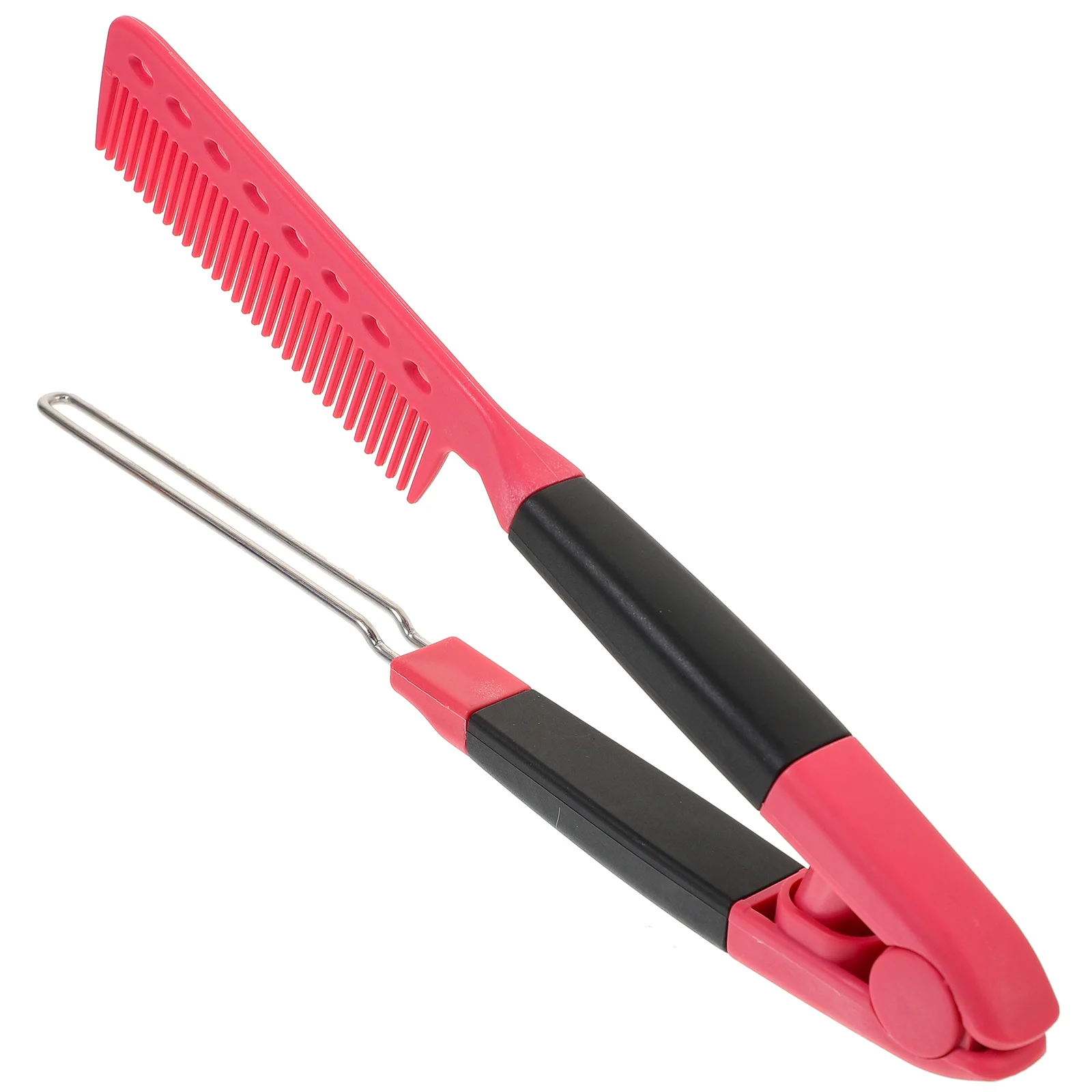 

Hair Barrettes Styling Comb Straightening Splint V Shaped Straightener Rosy Tool Hairstyling Women's