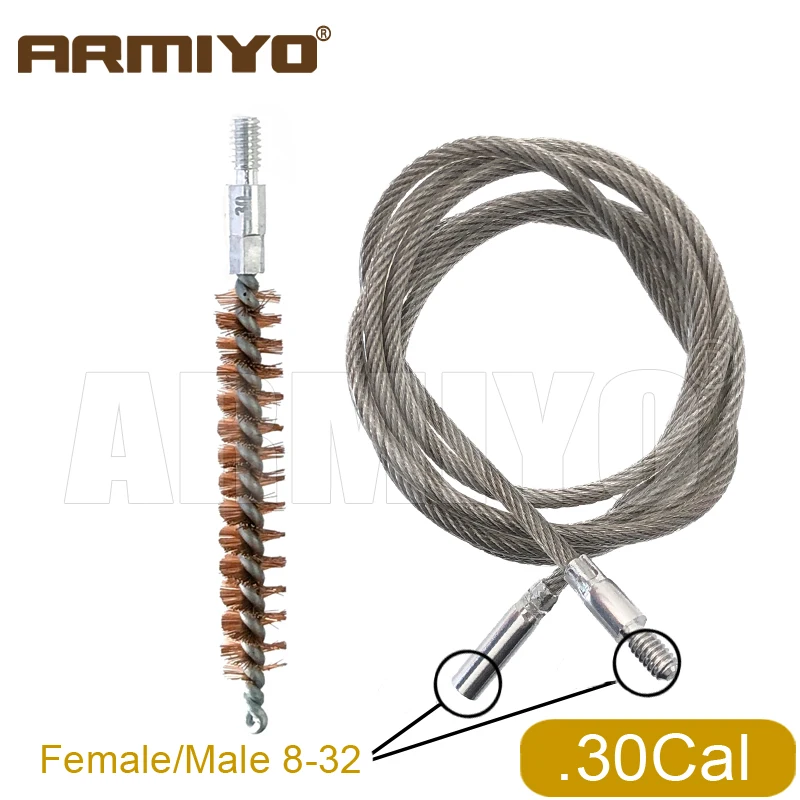 Armiyo Taktische Gen 2. Generation Unendlich Verlängerbare 5mm Kabelbürste zur Kohlenstoffablagerungsreinigung, Bronze-Bürste für Jagdzubehör – Detail 5
