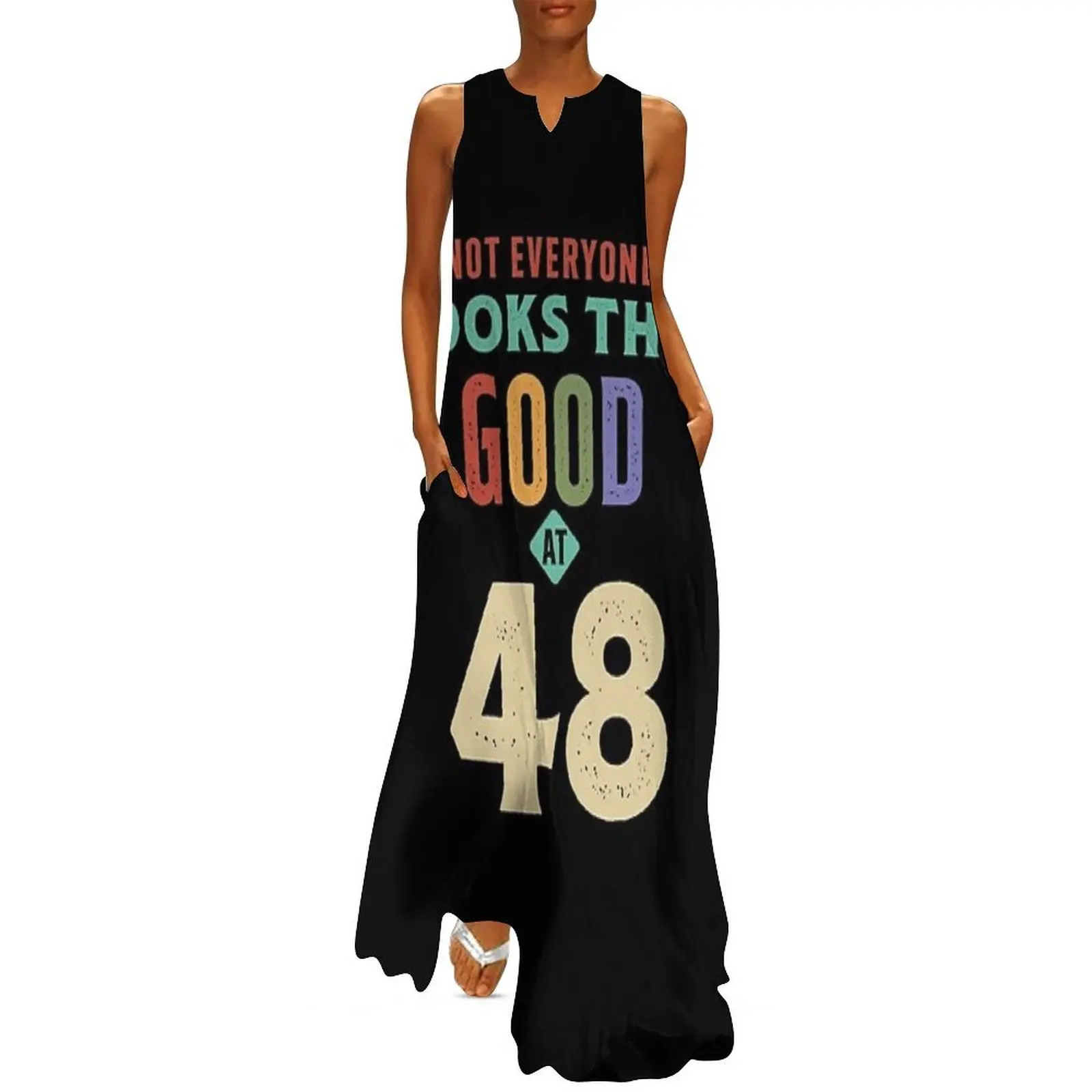 

Looks This Good at 48 Years Old - 48th Birthday Long Dress Dance dresses Dress vintage Aesthetic clothing clothes for women