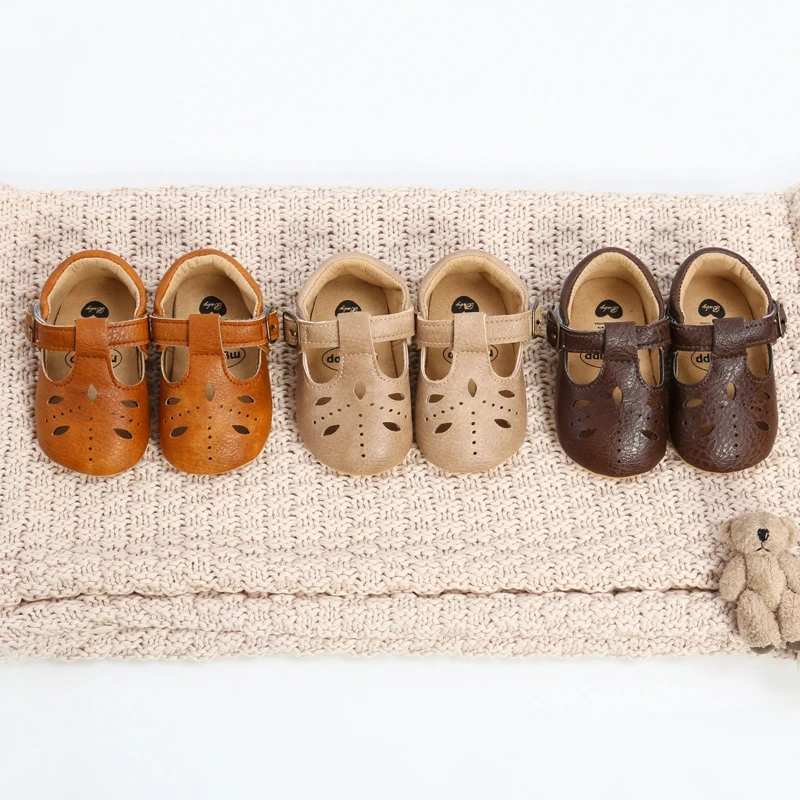 

Fashion Baby Shoes 2026 Spring New Kids Leather Shoes Retro Versatile Girls Casual Shoe Comfort Anti Slip Baby First Walkers