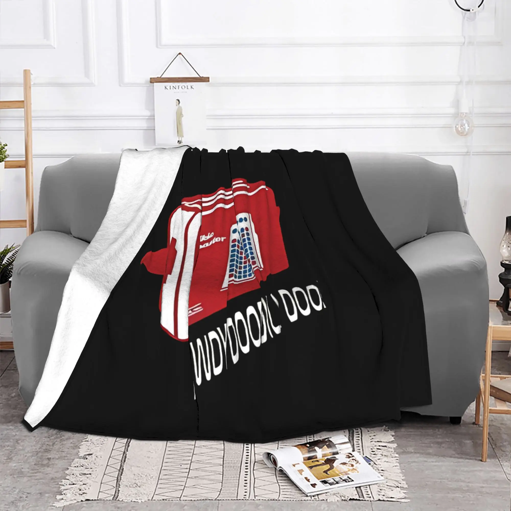 1PC Talkie Toaster Red Dwarf home room decorations Winter Blankets for Adults Bedding Home Interior Sofa Knee