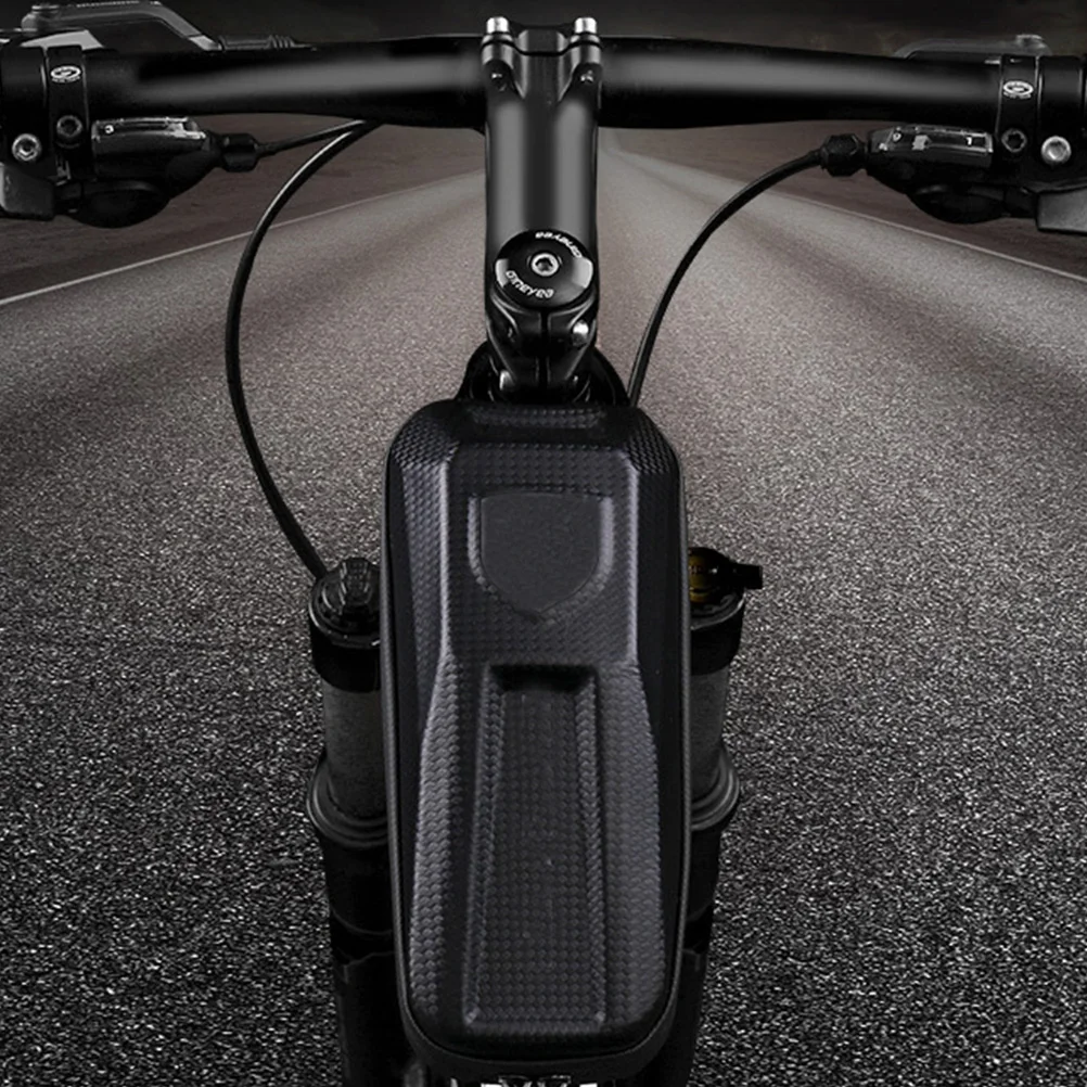 

1Pc Bike Front Beam Bag Waterproof Large Capacity Shockproof Anti-Splashing Upper Tube Phone Bag Practical Bike Luggage