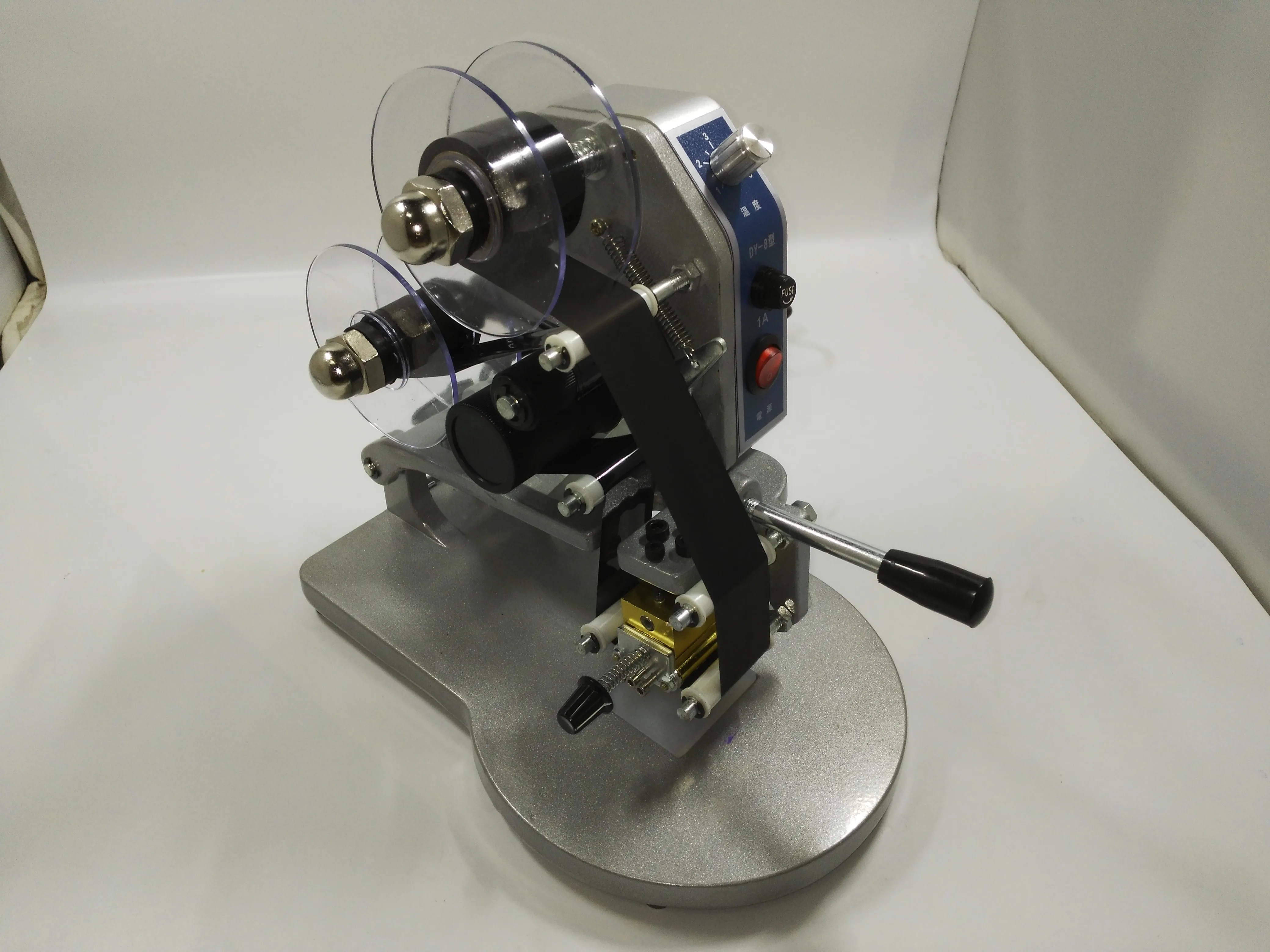 

Manual Hot Stamp Coding Machine Hand Operated Date Ribbon Printer 110V/220V