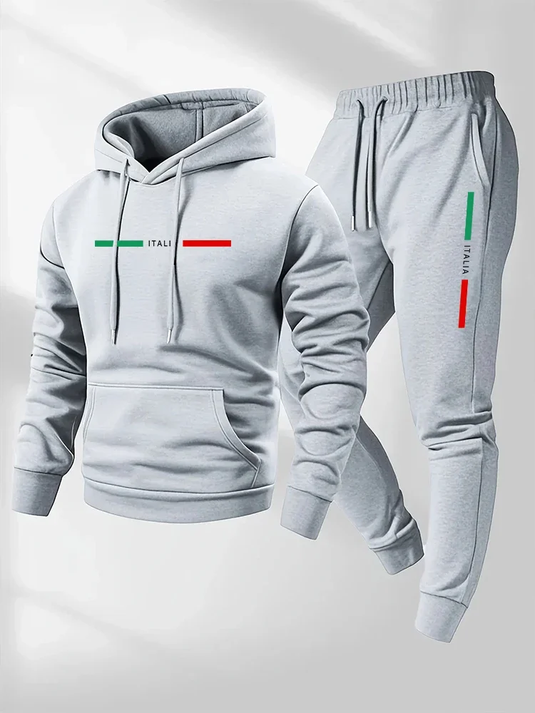 Daily Men's Tracksuit 2026 Casual Hoodie Sweatshirts Outdoors Sports Jogging Clothing Autumn Winter Fashion Versatile Sportswear