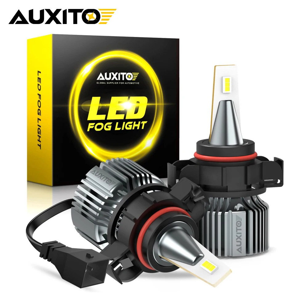 AUXITO 2Pcs PSX24W LED Car Light Canbus PSX26W LED Fog Lights Bulb 6500K White DRL Auto Fog Driving Lamp 12V 2000LM Super Bright
