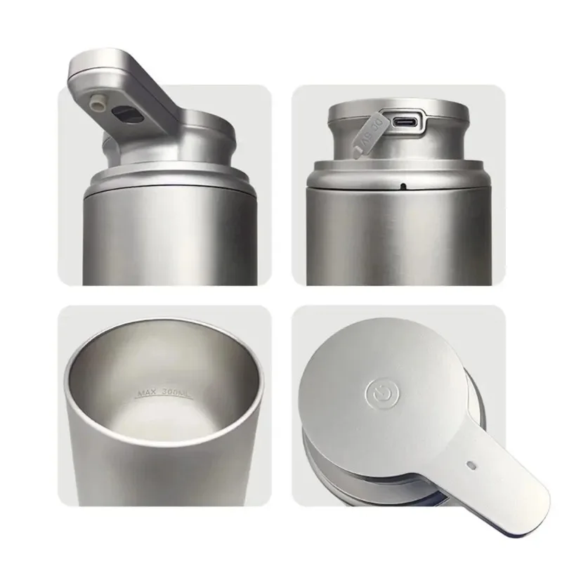 Stainless Steel Automatic Soap Dispenser Induction Sensor Touchless Foaming Hand Soap Jar Waterproof Easy to Clean