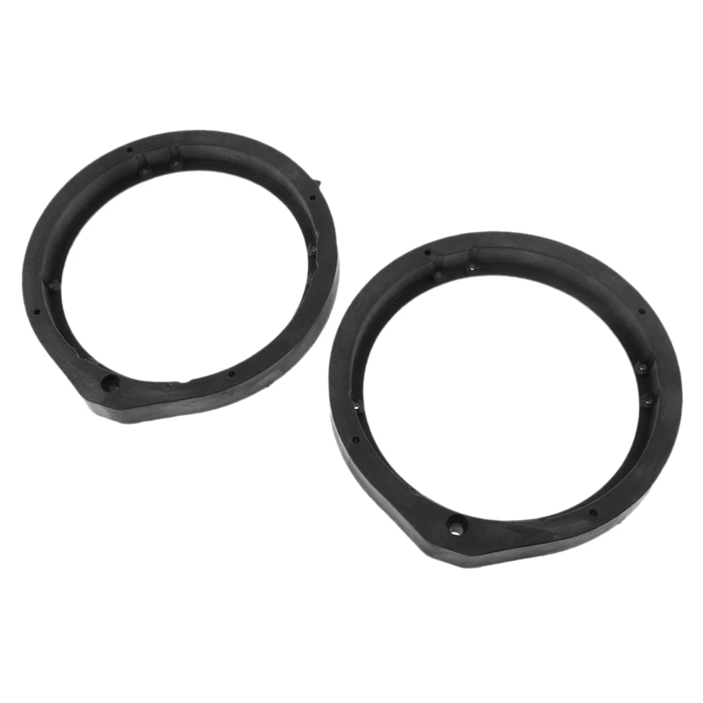 2Pcs Black 6.5 inch Car Speaker Mounting Spacer Adaptor Rings for Honda Civic Accord Crv Fit City