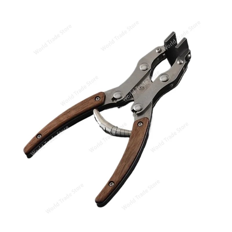 Para Nattools 2a generación Alicates paralelos de tornillo de banco de 350g de alto rendimiento de costo, alicates de cuero DIY con mandíbulas de 38mm