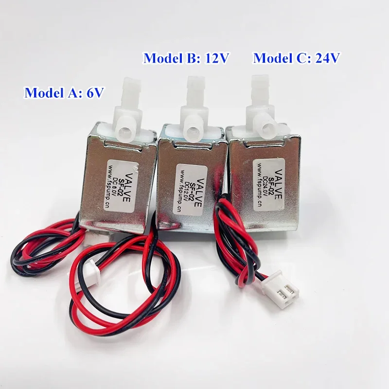 Full New DC 6V/ 12V/ 24V Mini Electric Solenoid Valve N/C Normally Closed Water Air Valve DIY Automatic Watering System