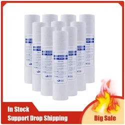 10 PCS Universal Water Filter PP Cotton Filter Cartridge Sediment Water Filters Polypropylene Material