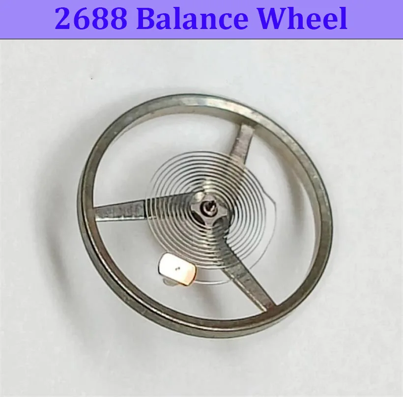 

Подходит для балансирного колеса механизма 2688, балансирное колесо 2688 (включая балансировочную пружину), полный комплект аксессуаров для часов.