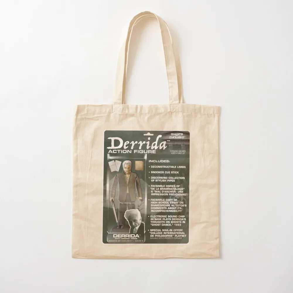 Derrida Action Figure Scoop \t حمل حقيبة حقائب اليد حقيبة صديقة للبيئة قابلة للطي حقائب كبيرة للنساء حمل حقيبة #2