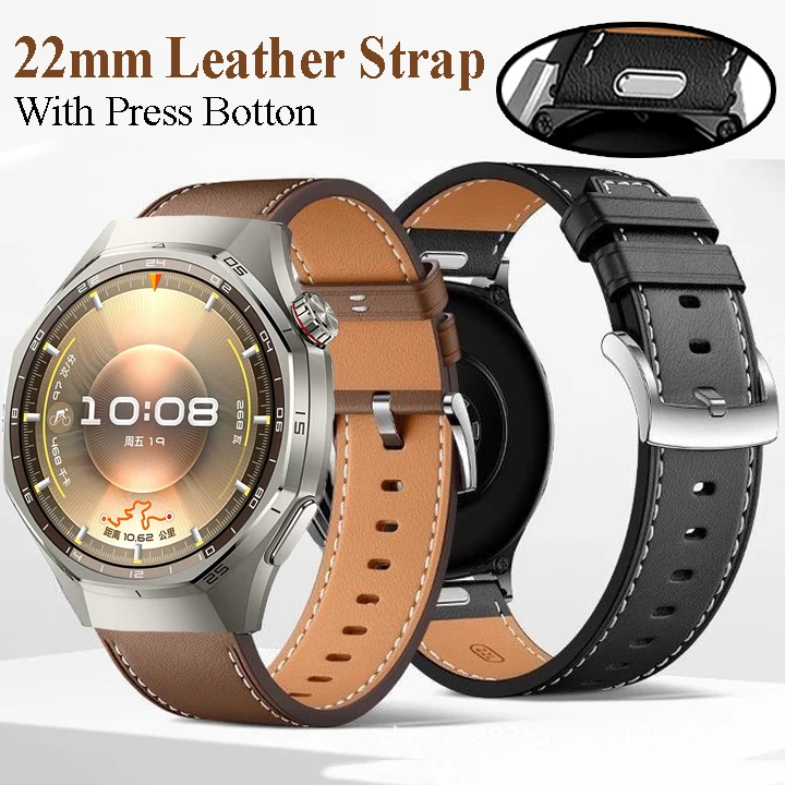 22Mm Leather Strap … - image