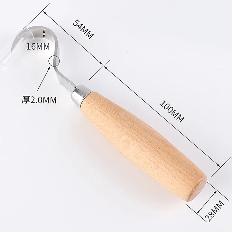 2pcs/set Wood Carving Hand Chisel Hand Tool Wood Cutting Knife Wood Scraper Spoon Knife Wood Carving Set