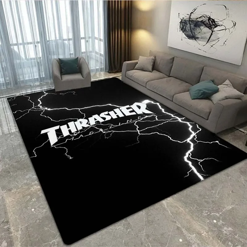 3D T-thrashers Floor Mat Carpet 15 Sizes Living Room Bedroom Bedside Window Sill Bathroom Floor Mat Home Decoration Home