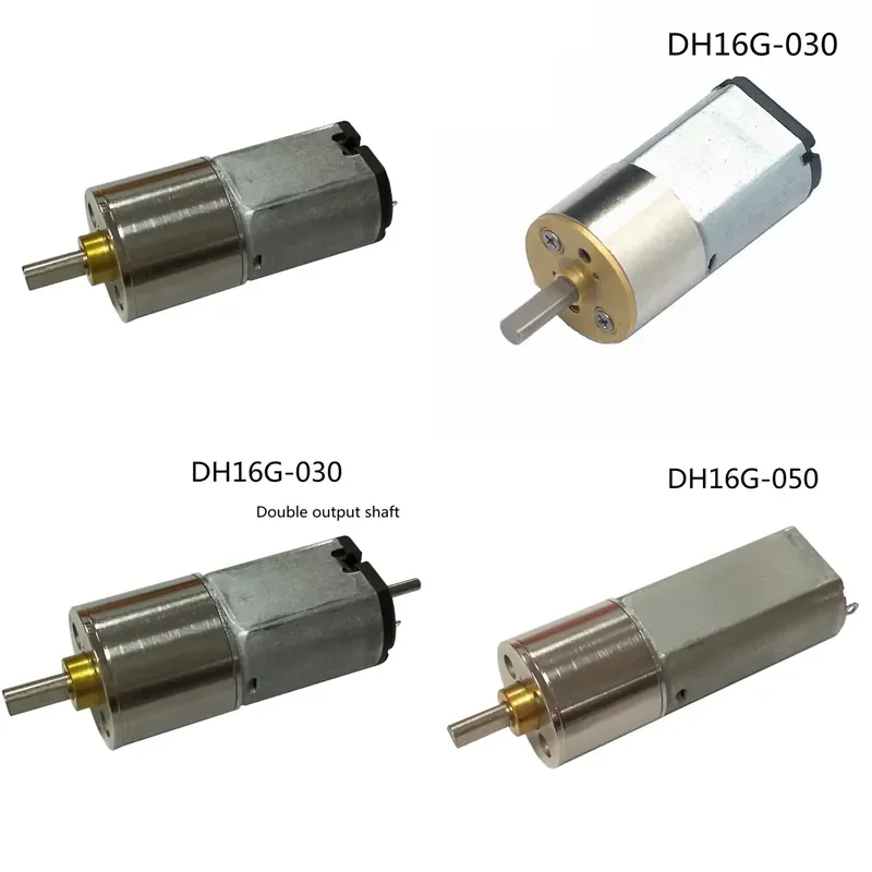 DGA16 DGA20 16mm 20mm Diameter Metal Gearbox 3v 3.7v 5v 6v 12v Dc Gear Motor for Toys