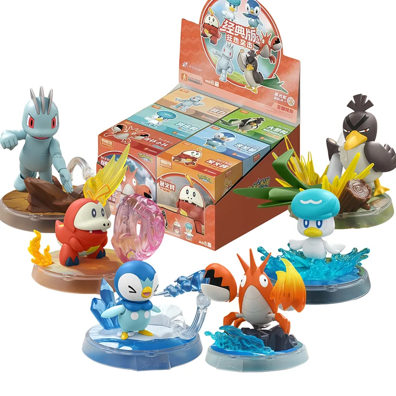 blokees-pokemon-piplup-fuecoco-quaxly-sirfetch'd-machop-corphish-figurine-modele-bricolage-assemblage-jouets-decoration-festival-cadeaux