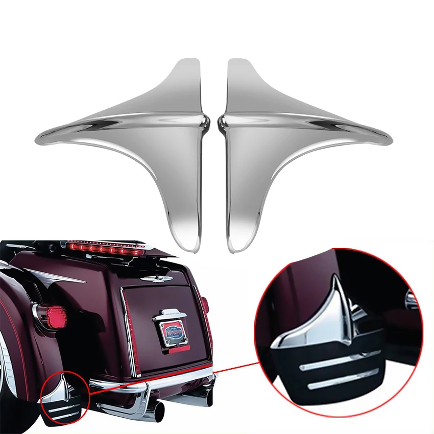 Accesorios de motocicleta guardabarros trasero Accent Leading Front Lip embellecedor cubierta de decoración para Harley Touring Trikes Street Glide 2009-2017