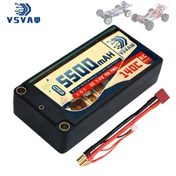 TERANTY 2S 7.4V 5500mAh Lipo Battery 140C With T/XT60/XT90/EC3 Plug RC Battery for RC Cars Truck Truggy Buggy Racing Hobby Parts