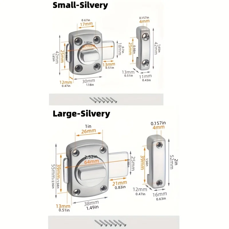 Secure Your Home With This Heavy-Duty Swivel Bolt Door Lock!