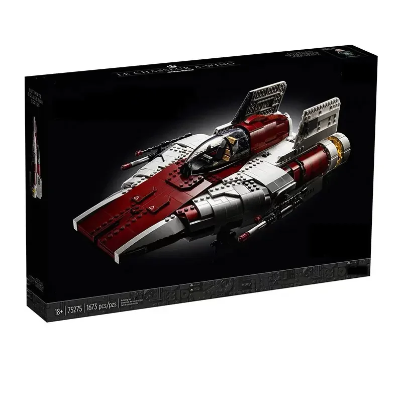 HOT TOY 2024 NOWOŚĆ W MAGAZYNIE 75275 Star Toys A Wing Starfighter Building Block Model Assembly Bricks Zabawki dla dzieci Prezenty urodzinowe