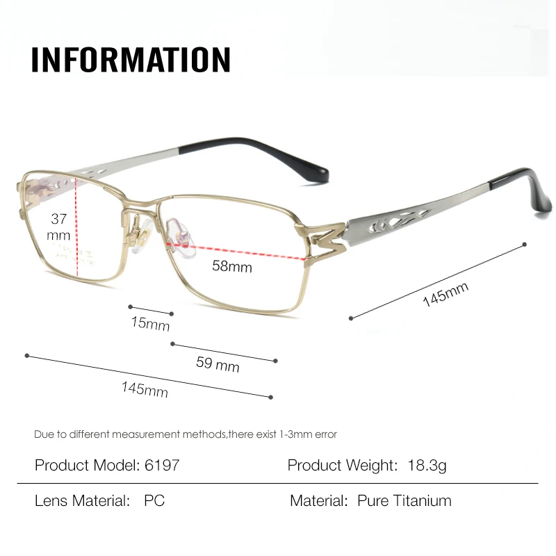 Men Business IP Titanium Eye Glasses Frame Full Frame Square Myopia Optical Prescription Eyeglasses New Classic Acetate Eyewear