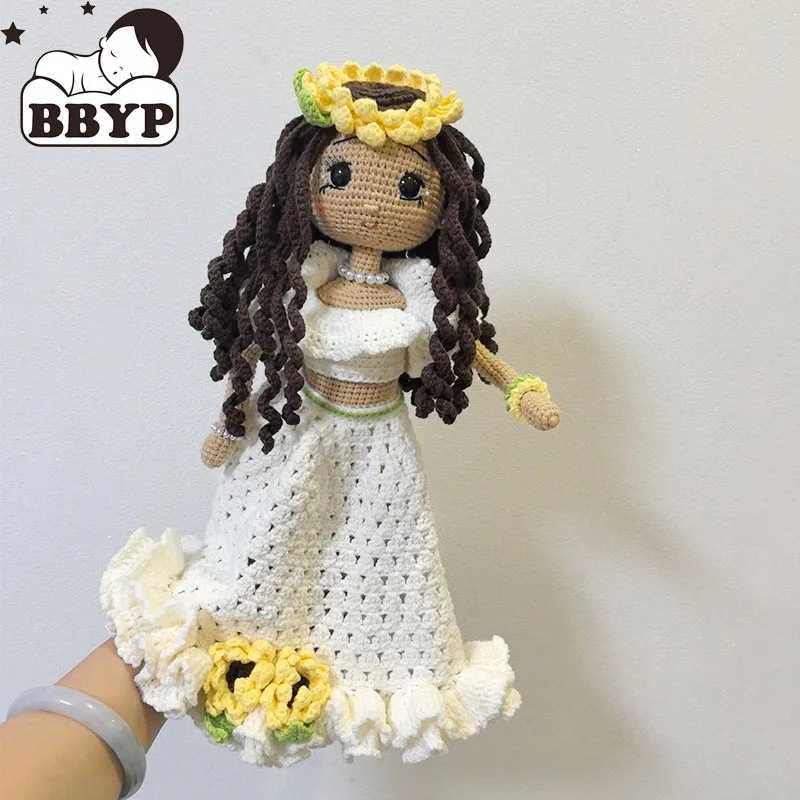 

Handmade Knitting Doll Crochet Ava sonneblom girls Crochet Dolls For Home Accessories Pattern Craft Toy Ornaments