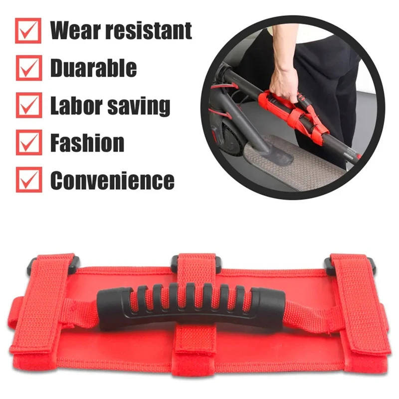 Universal Electric Scooter Carry Handle Shoulder Strap Accessory Webbing Portable Hand Strap