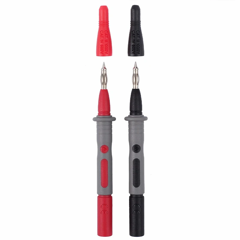 Multimeter-Messleitungen, Kabelsonde, sichere Spitze, Kabelsatz, Messleitungssatz, Krokodilklemme, Testhaken, Multimeterleitungen, Kit für die hintere Sonde – Detail 17