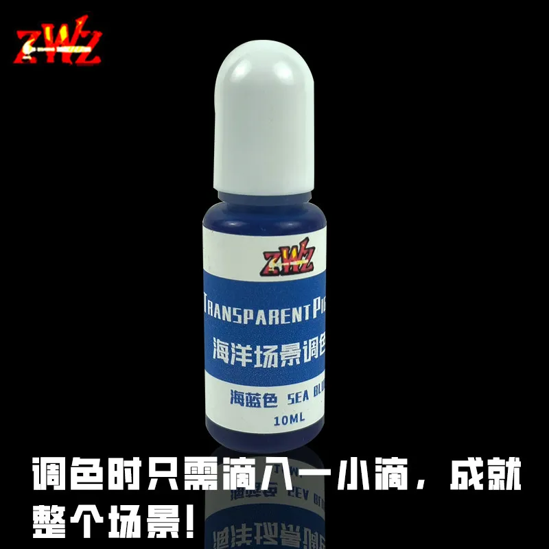 Ocean SceneToner Model Marine Specific Colorants Miniature Scene DIY handicraft ZWZ 3D Printer Parts