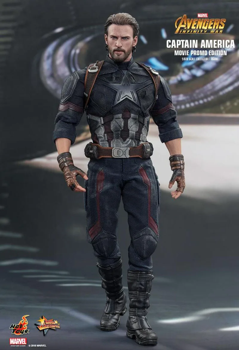 Original HOTTOYS HT MMS480 MMS481 1/6 Collectible Avengers  Infinity War Captain America Steve Rogers 12