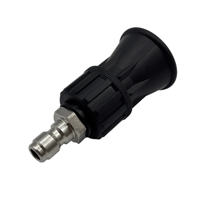 25/40 Degree Pressure Washer Nozzle Car High Pressure Washer Spray Nozzle Tips Stainless Steel Material with Rubber Guard