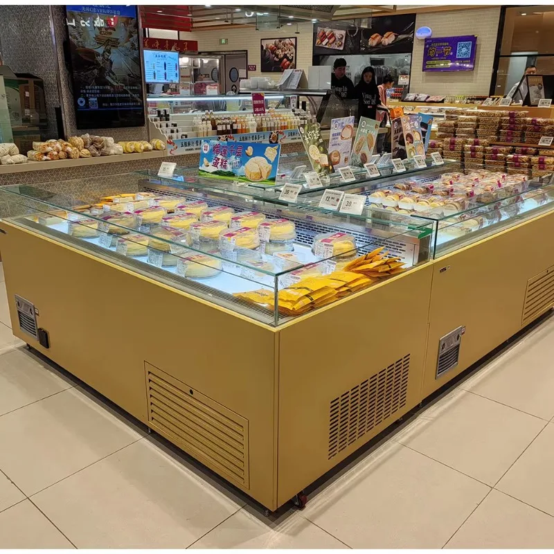Refrigerated Display Cabinet Chocolate Display Showcase Sweet Dessert Store Display Cabinet  Pastry Store Customized