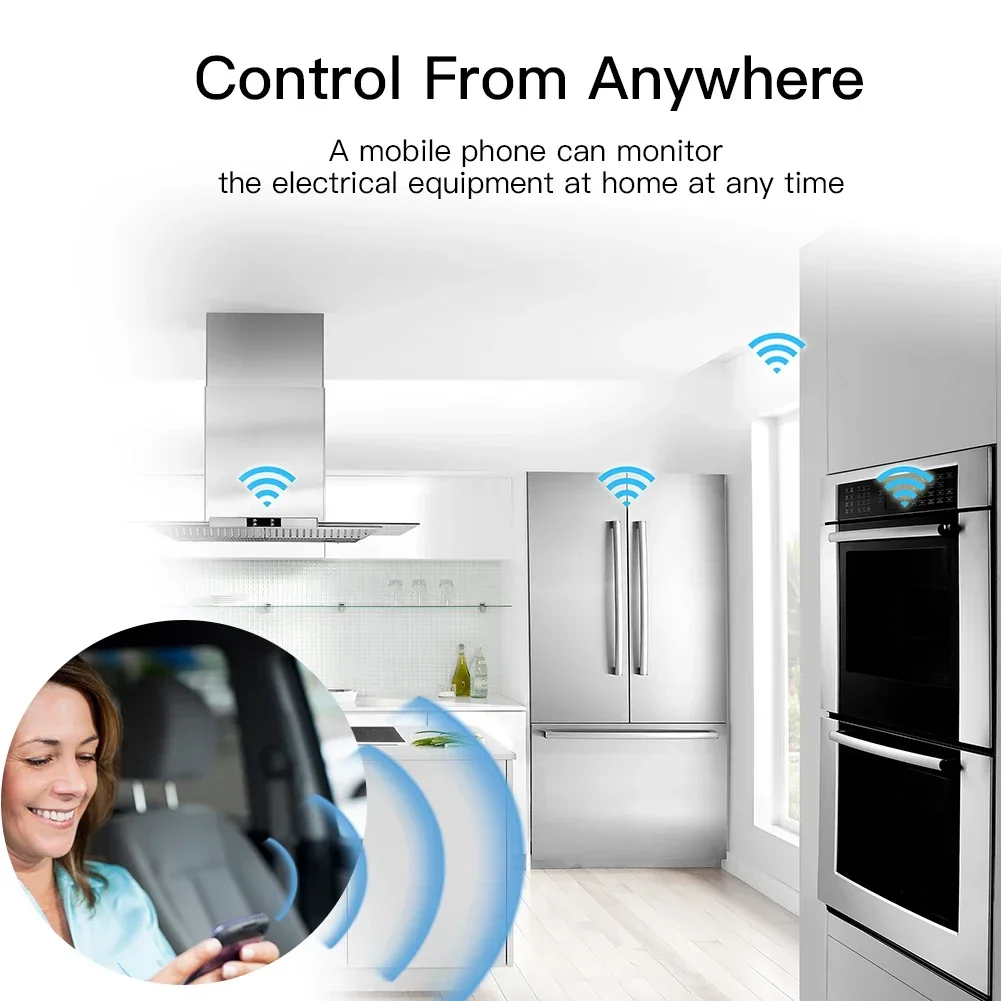 UK Matter 16A Wifi Smart Socket with Power Monitor UK Plug Home Appliance Outlet Works with Homekit Alexa Google IOT Device