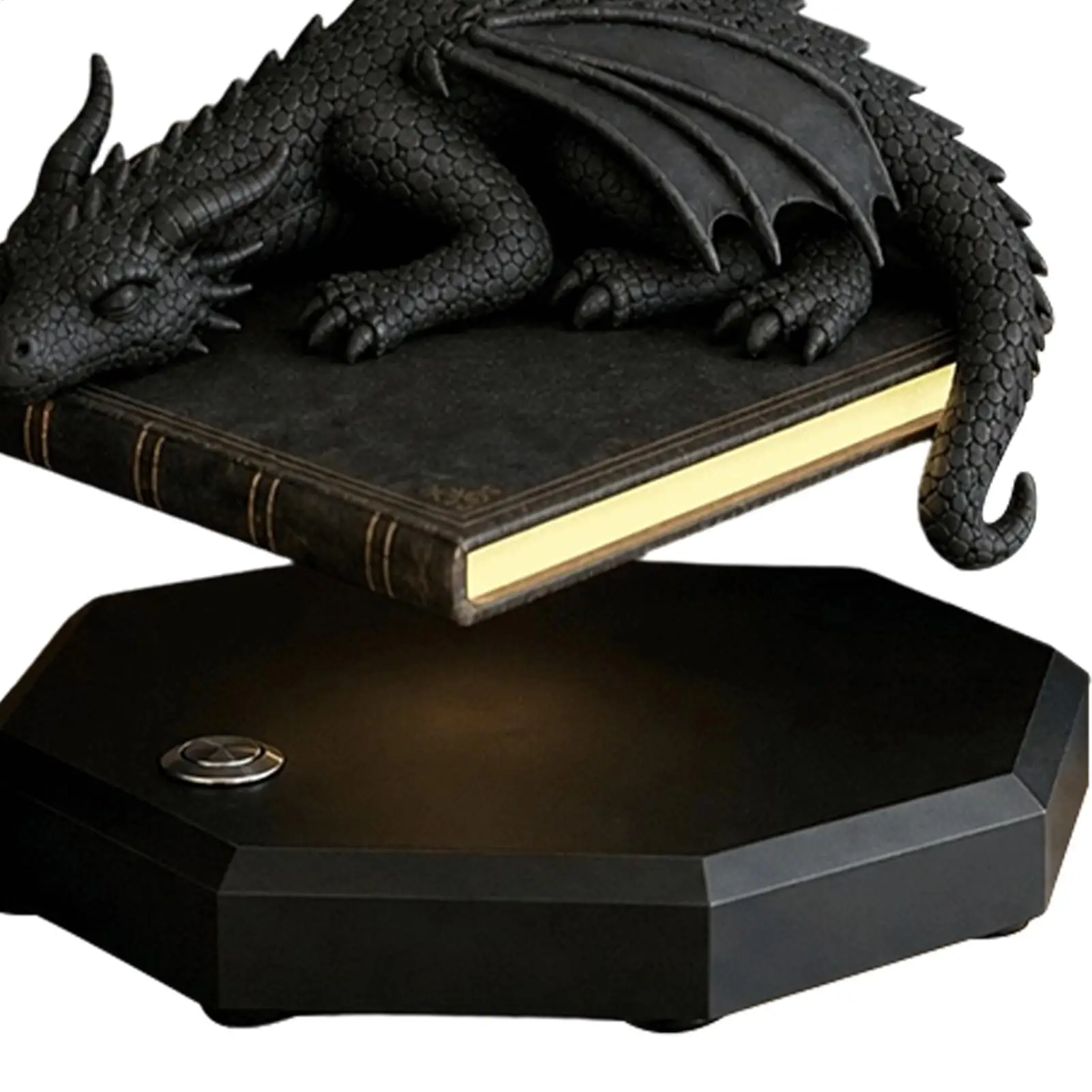 Book Shelf Lamp Dragon Vintage USB Rechargeable Table Centerpiece Bookcase Library Lights For Bedroom Living Room Library