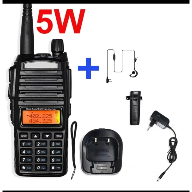 懐中電灯Earpiece 5W/8W双方向ラジオ付きTalkies充電式ラジオ