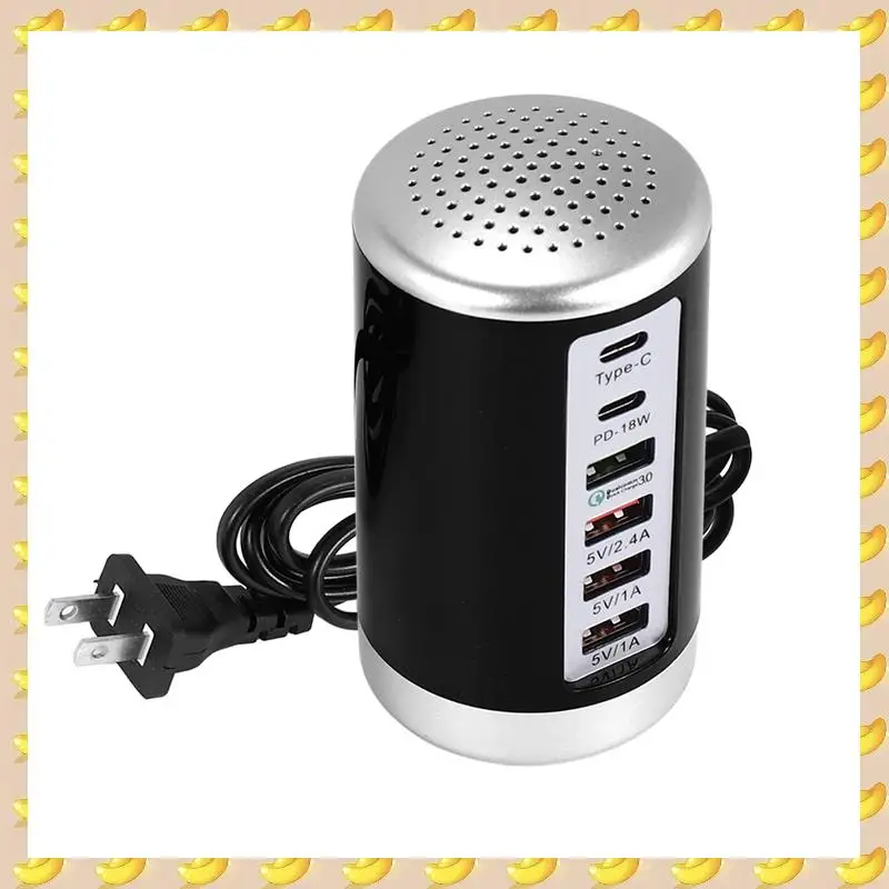 

A45U 65W USB Fast Charger HUB Quick Charge QC3.0 Multi 6 Port USB Type C PD Charger Charging Station US Plug