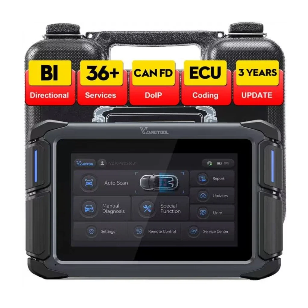 VDIAGTOOL VD70 Automotive Diagnostic Tool OBD2 Cars Scanner Key Programming Vehicles Diagnostic Tool with 36+ Services