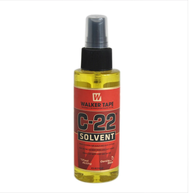 4FL.OZ(118ml) Adhésif C-22 solvant par Walker Tape C22 Solvent 4 Oz Spray Pour Perruques En Dentelle et Toupets