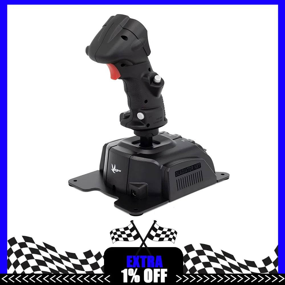 VKBSIM Gladiator NXT EVO SCG моделирование полета джойстик DCS F16 F18 Airbus моделирование полета игровой рокер подарки на заказ