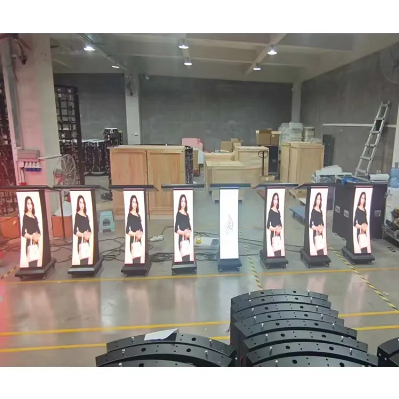 Custom LED Video Wall Metal DJ Booth Table With Logo Display Fashion Podium Furniture for Nightclub Elevator Commercial Stage Us view 3