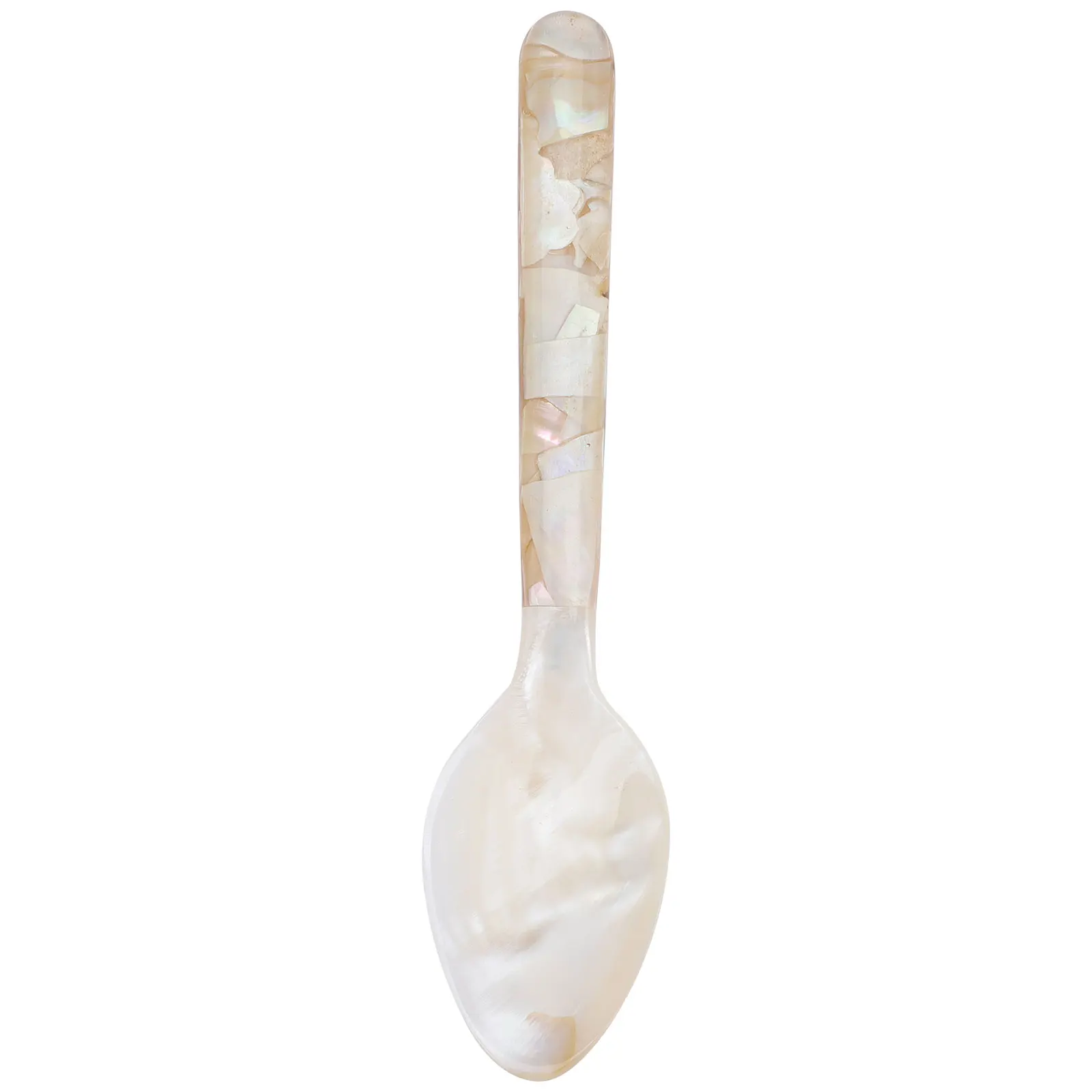 Adorable Household Shell Exquisite Coffee Dessert Stirring Spoon Smooth Wear-Resistant Non-Rust Kitchen Supply Buffet