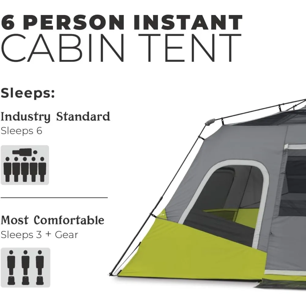 خيام المقصورة الفورية |   6 أشخاص / 9 أشخاص / 10 أشخاص / 12 شخصًا كابينة عائلية متعددة الغرف خيام منبثقة للتخييم بالسيارات |   وشملت S #2