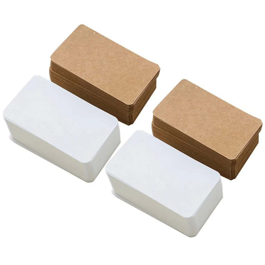 4 Packs Doodle Card Message Index Cards Convenient Graffiti Portable Word Note Blank