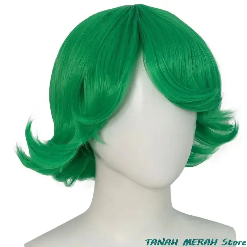 Anime ONE PUNCH-MAN Tatsumaki Cosplay Halloween Christmas for Child Plus Size Wig Costume New yj4k